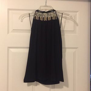 Beaded halter top